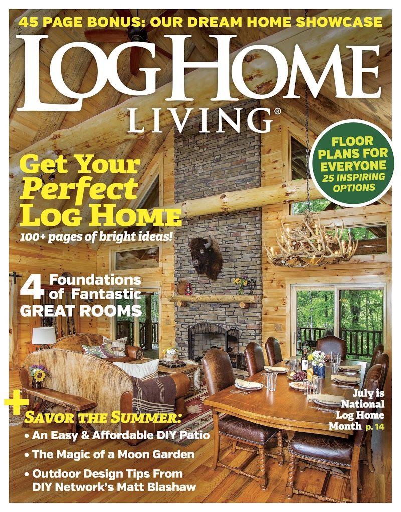Log-and-Timber-Home-Living June 01, 2017 Issue Cover