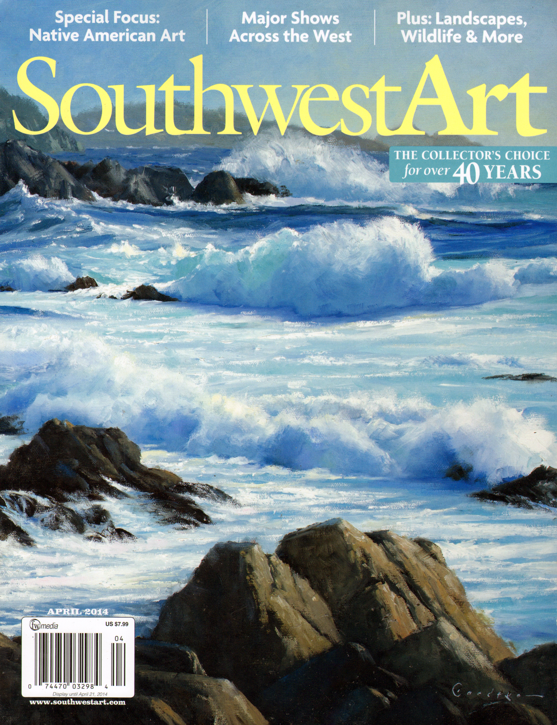Southwest-Art April 01, 2014 Issue Cover