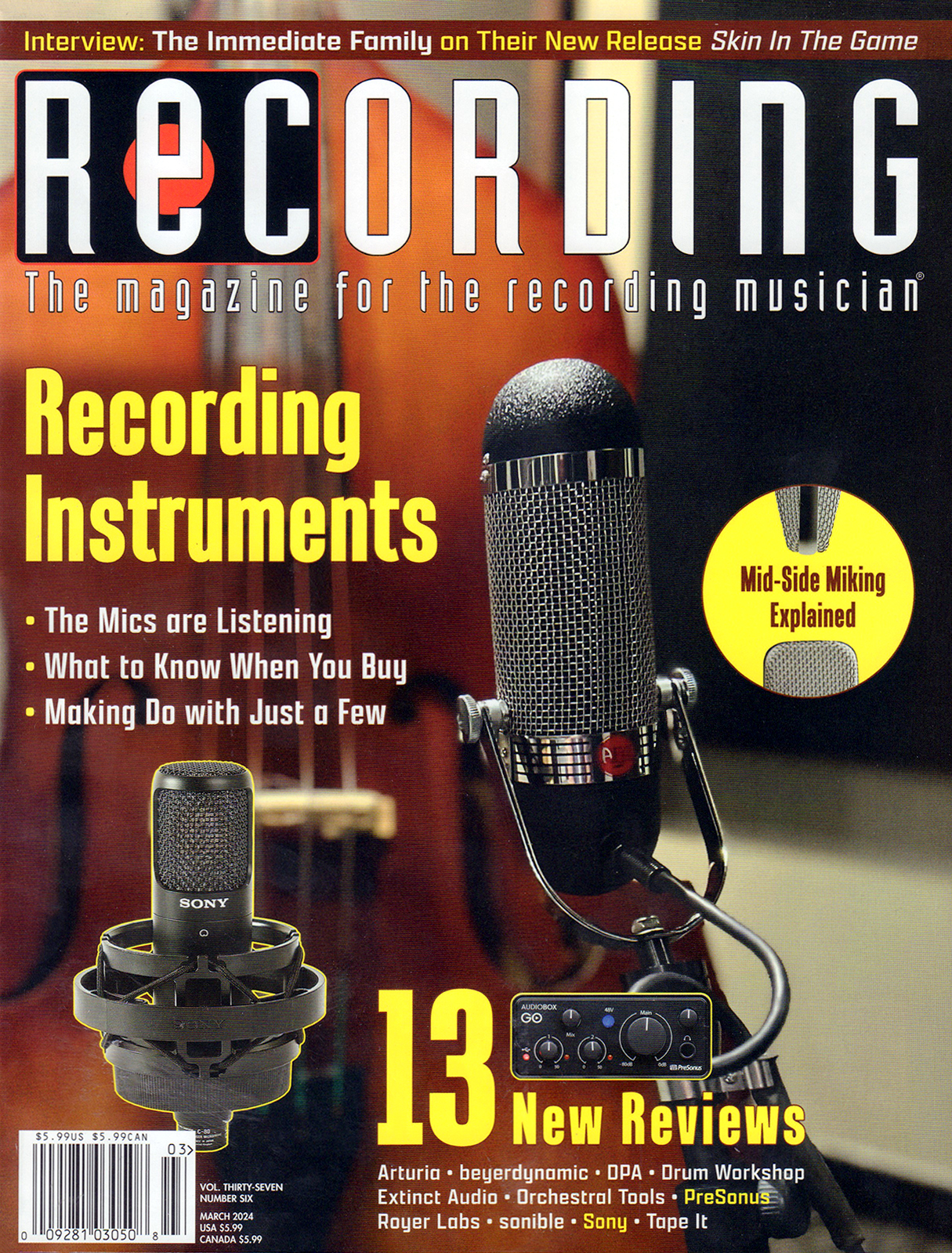 Recording-Magazine March 01, 2024 Issue Cover