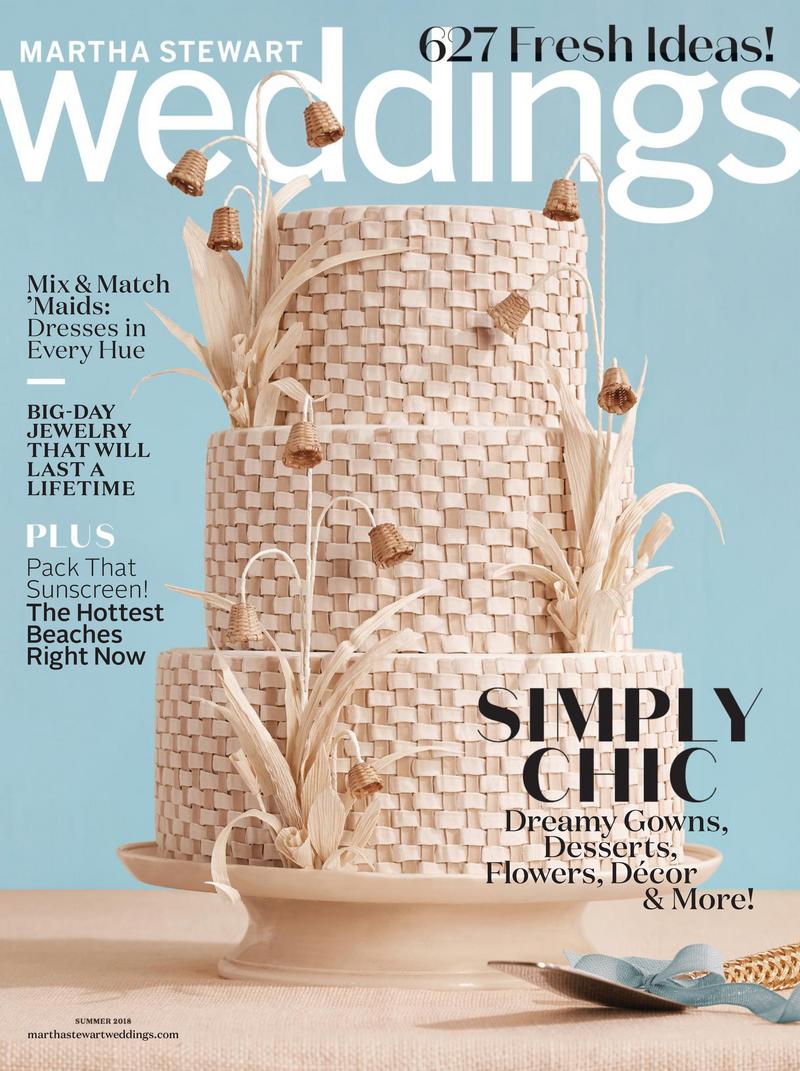 Martha-Stewart-Weddings June 01, 2018 Issue Cover