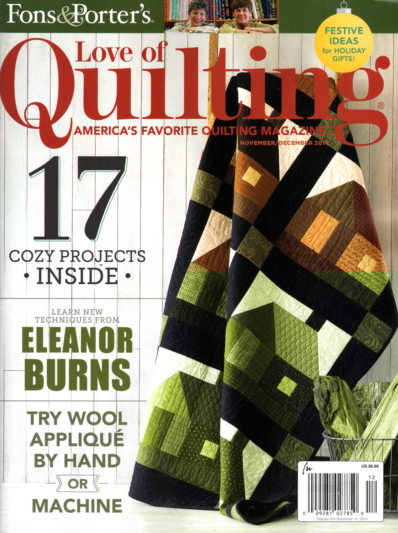 Fons & Porter's Love of Quilting November 01, 2014 Issue Cover