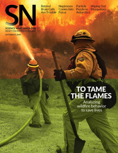 Science News October 27, 2018 Issue Cover