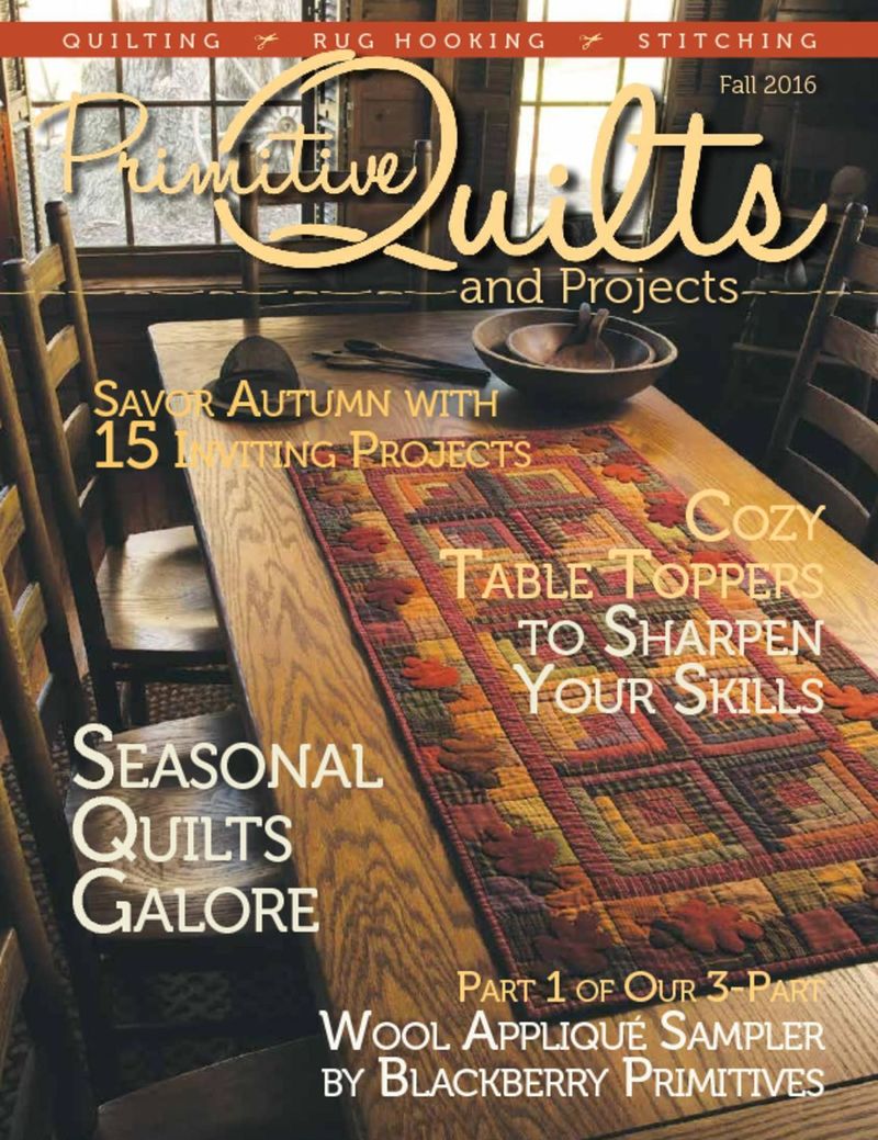 Primitive-Quilts-and-Projects September 01, 2016 Issue Cover