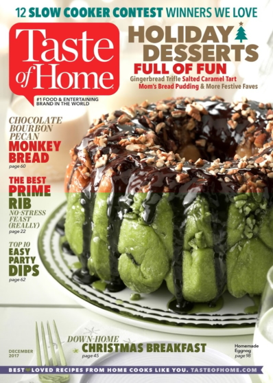 Taste of Home December 01, 2017 Issue Cover