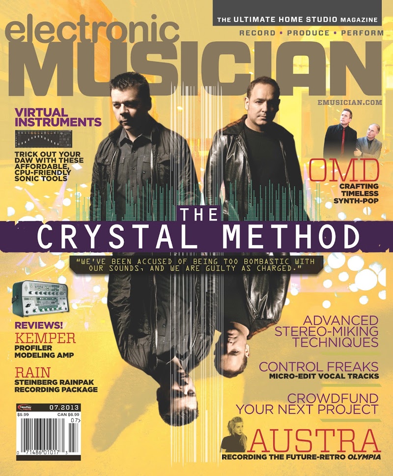 Electronic-Musician July 01, 2013 Issue Cover