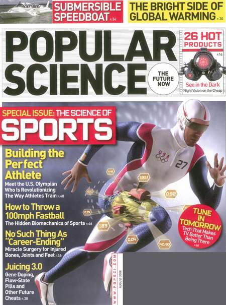 Popular-Science August 01, 2008 Issue Cover