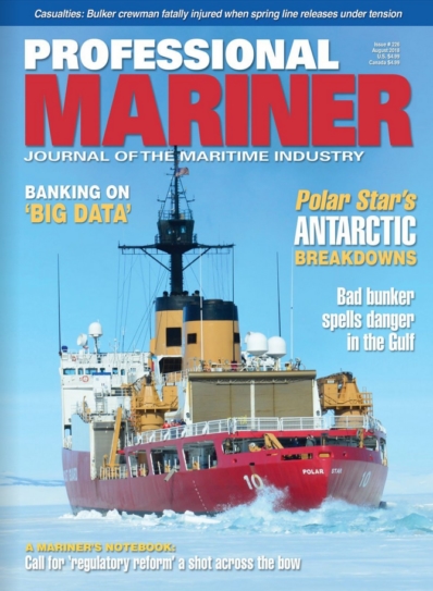 Professional Mariner August 01, 2018 Issue Cover