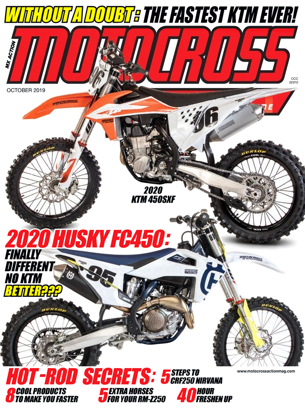 Motocross-Action October 01, 2019 Issue Cover