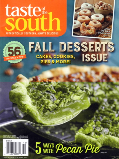Taste of the South September 01, 2016 Issue Cover