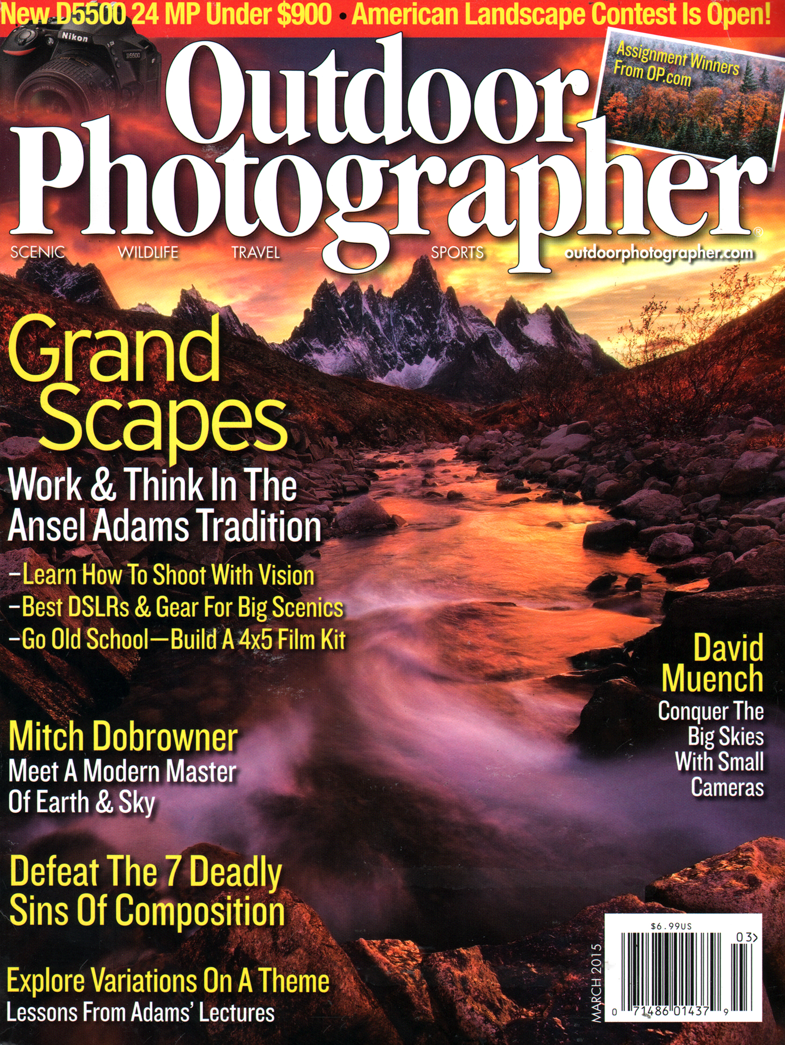 Outdoor-Photographer March 01, 2015 Issue Cover
