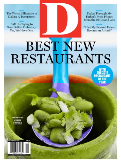 D Magazine December 01, 2017 Issue Cover