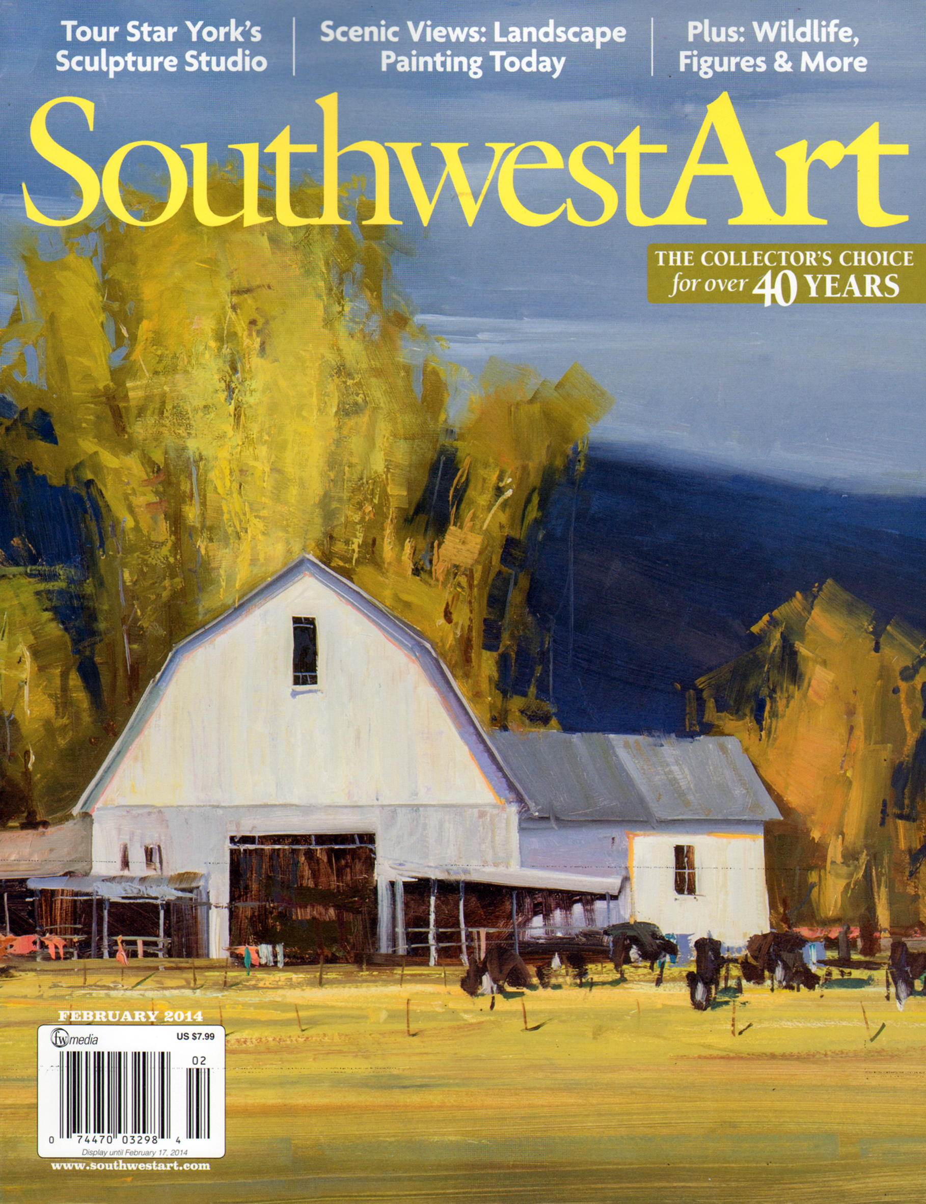 Southwest-Art February 01, 2014 Issue Cover