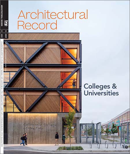 Architectural-Record November 01, 2024 Issue Cover