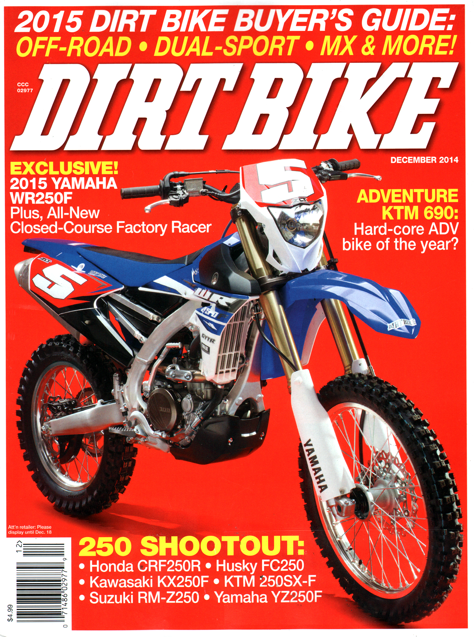 Dirt-Bike December 01, 2014 Issue Cover
