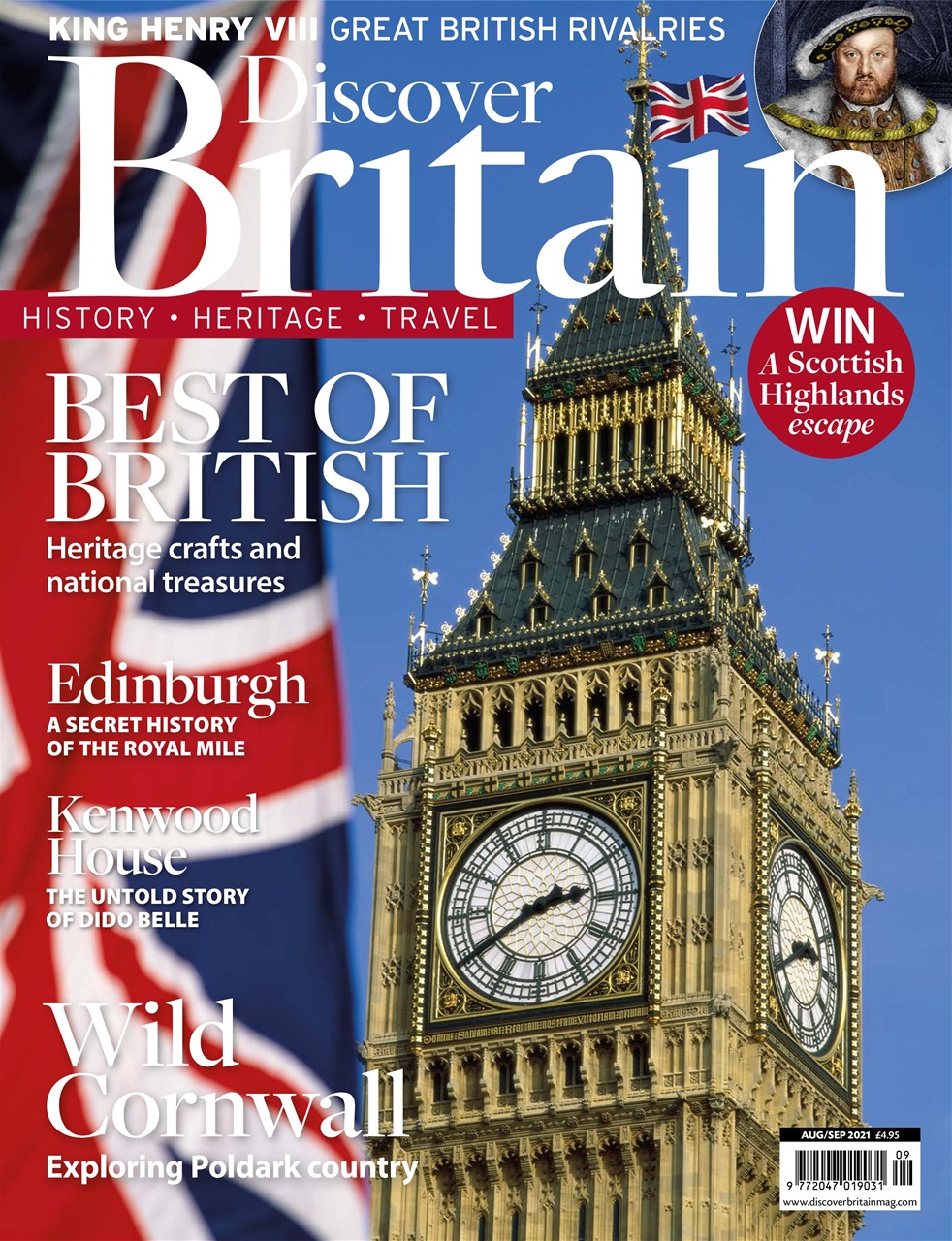 Discover-Britain August 01, 2021 Issue Cover