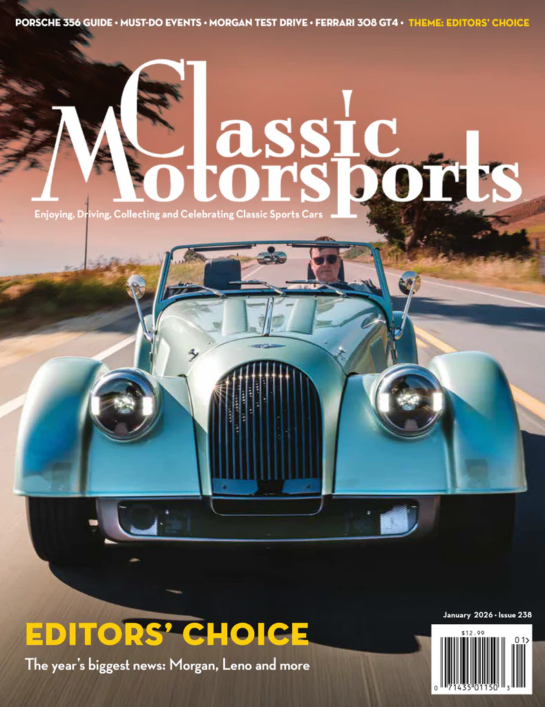 Classic Motorsports January 01, 2026 Issue Cover