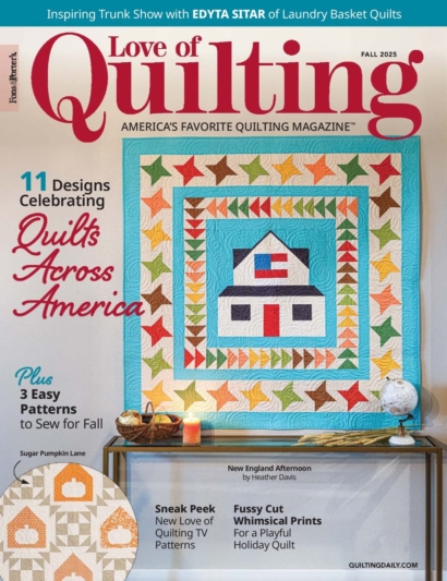 Fons & Porter's Love of Quilting September 01, 2025 Issue Cover