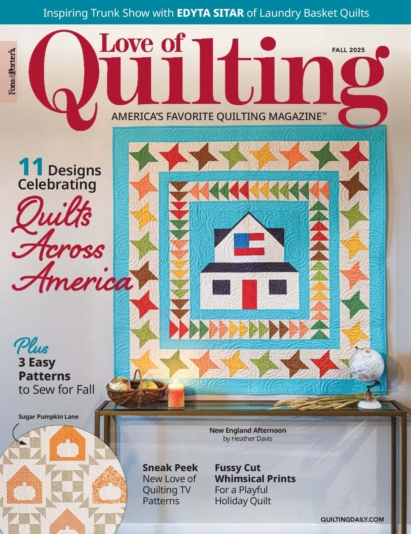 Fons & Porter's Love of Quilting September 01, 2025 Issue Cover