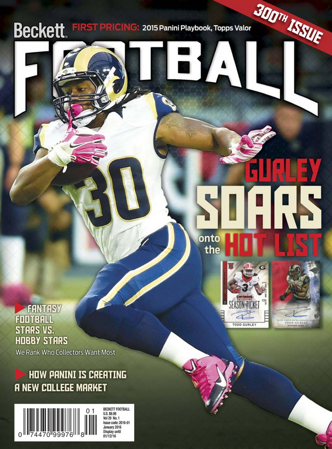 Beckett-Football January 01, 2016 Issue Cover