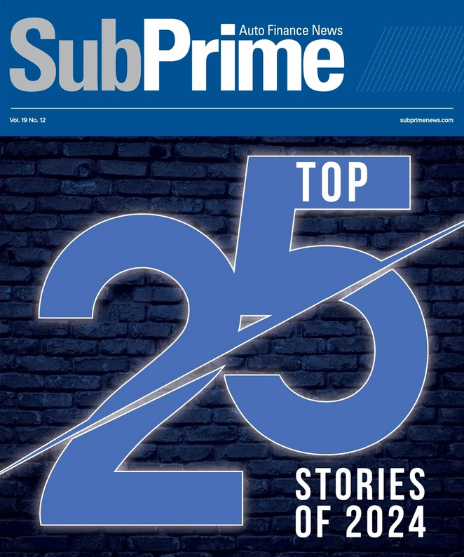 Subprime-Auto-Finance-News December 01, 2024 Issue Cover