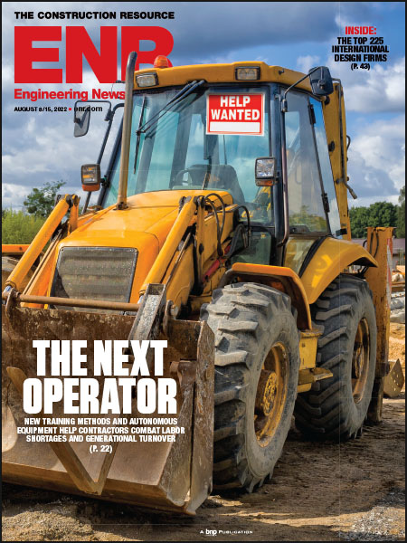 Engineering-News-Record August 15, 2022 Issue Cover