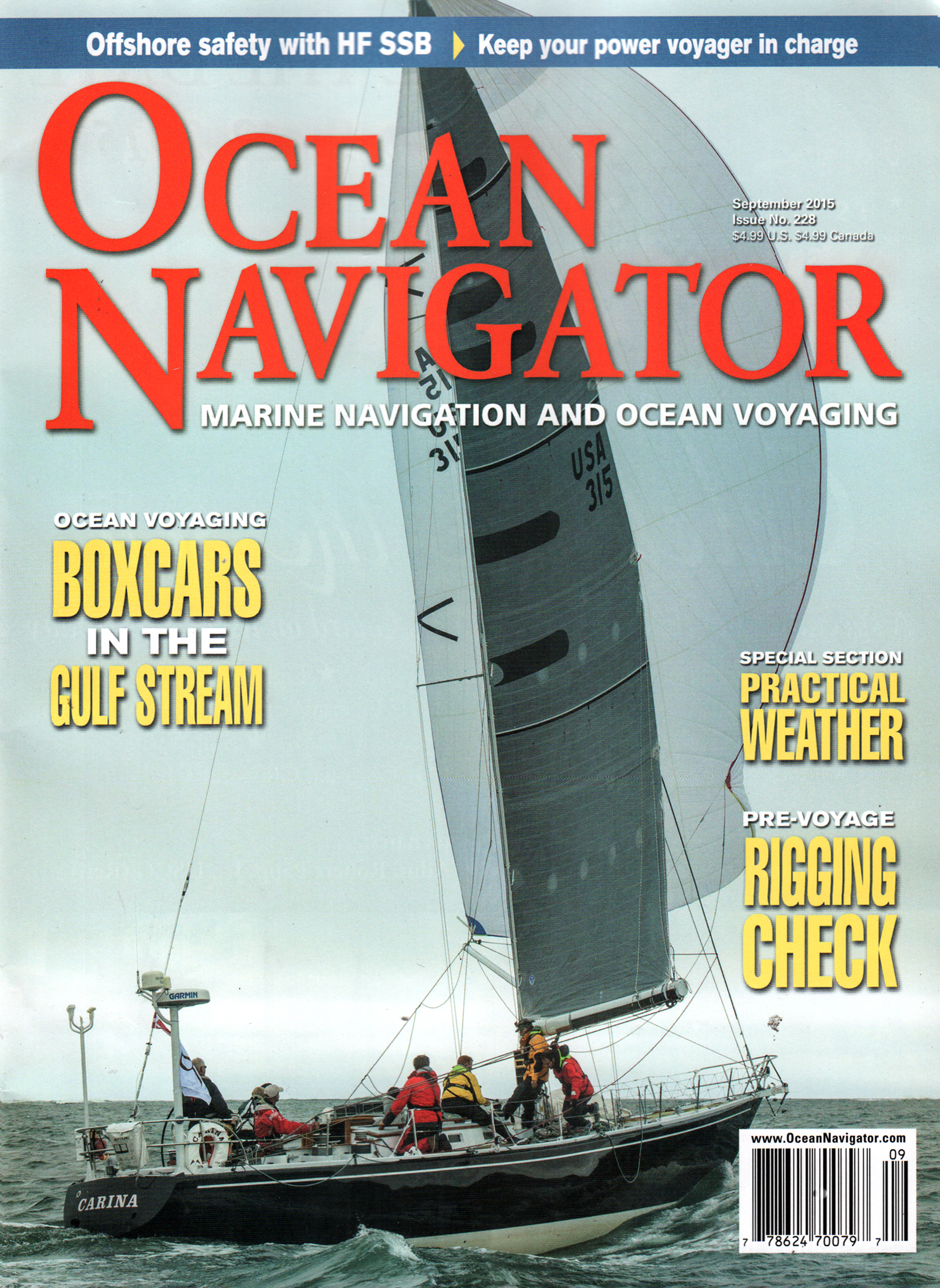 Ocean-Navigator September 01, 2015 Issue Cover