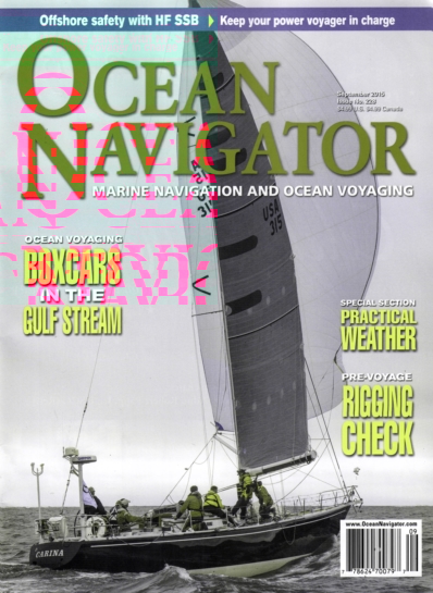 Ocean Navigator September 01, 2015 Issue Cover