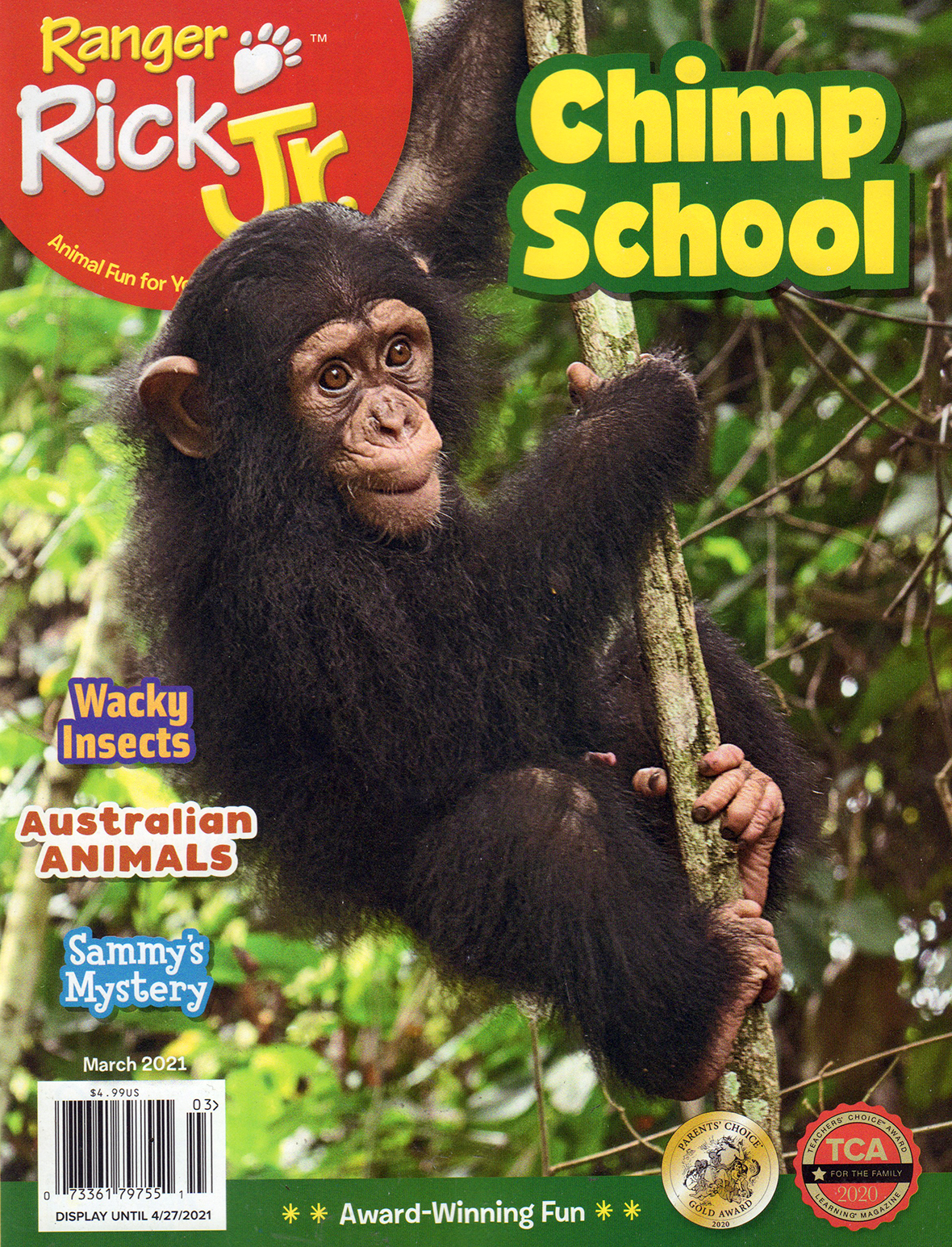 Ranger-Rick-Jr March 01, 2021 Issue Cover