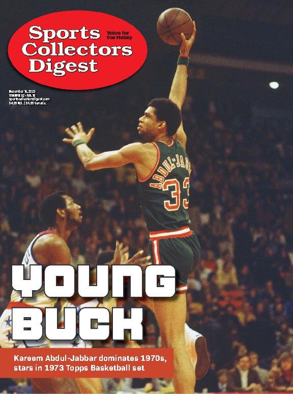 Sports-Collectors-Digest December 15, 2023 Issue Cover