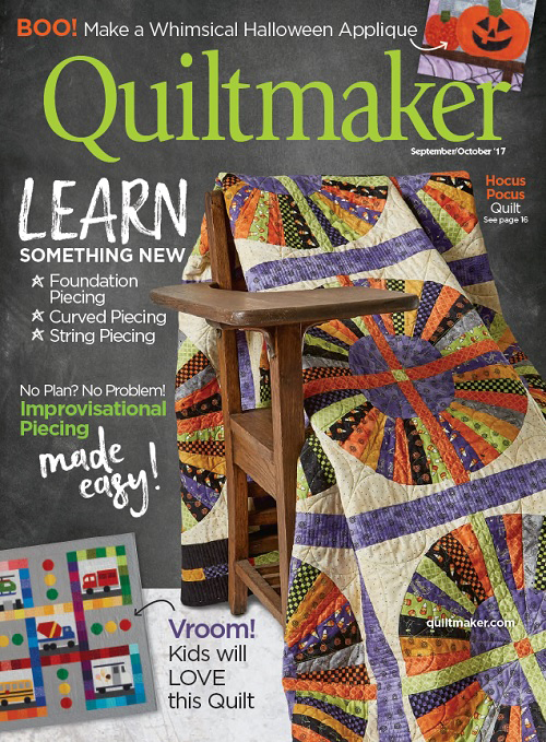 Quiltmaker September 01, 2017 Issue Cover