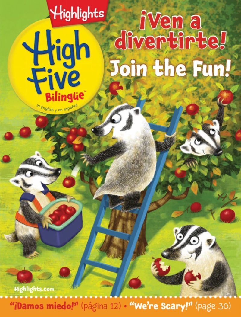 Highlights-High-Five-Bilingue October 01, 2017 Issue Cover