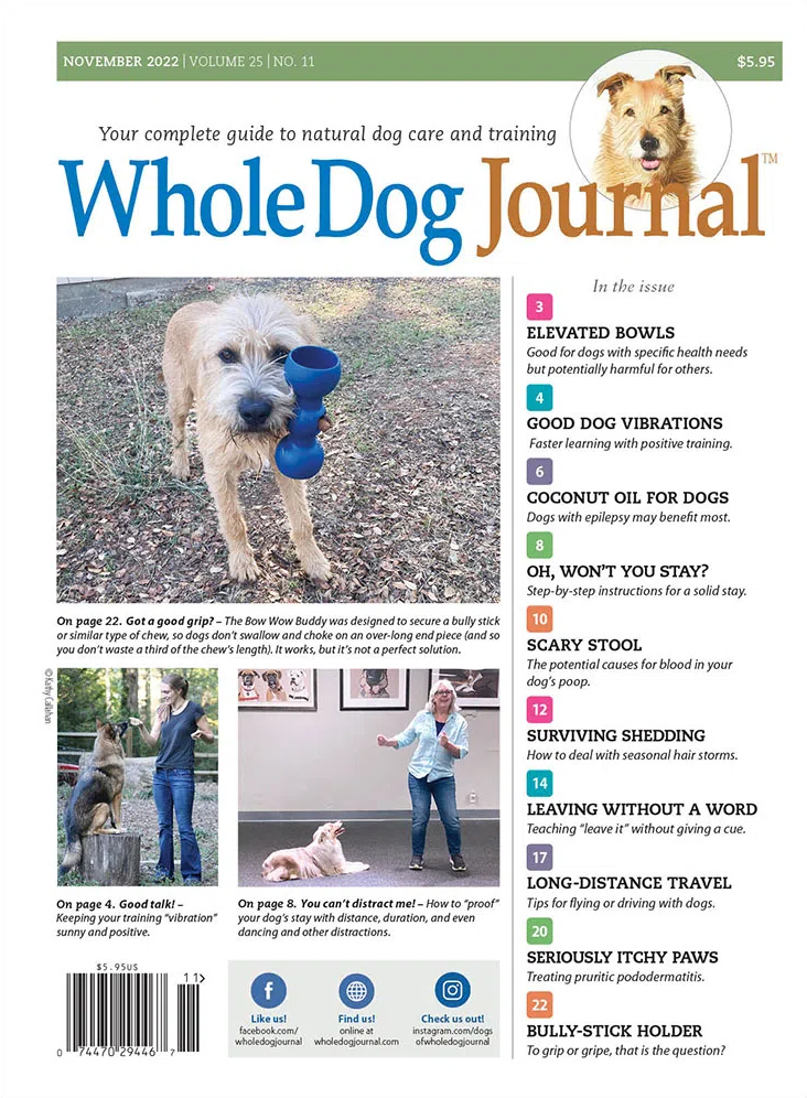 Whole-Dog-Journal November 01, 2022 Issue Cover