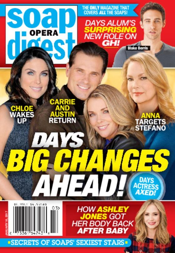 Soap-Opera-Digest January 16, 2017 Issue Cover