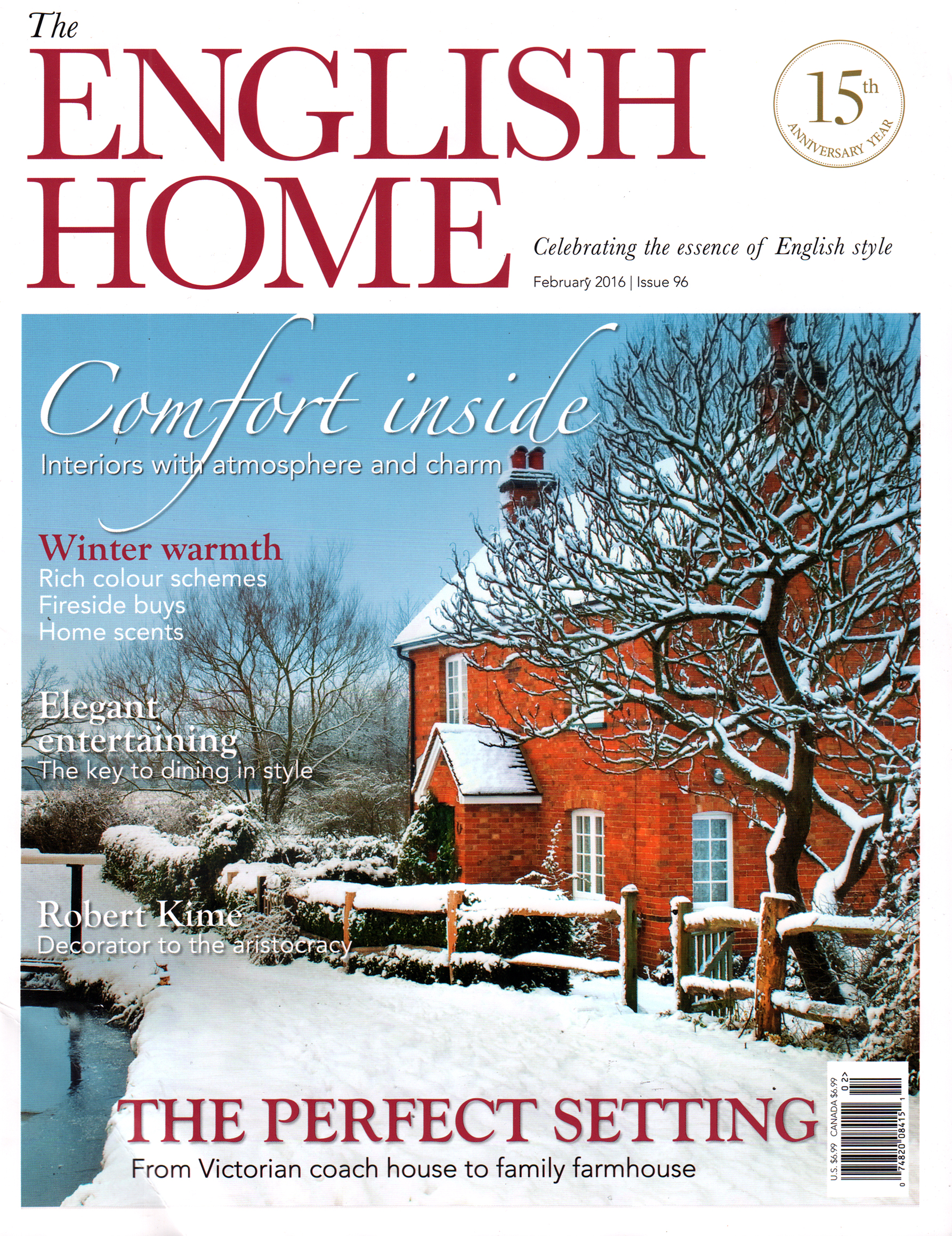 The-English-Home February 01, 2016 Issue Cover
