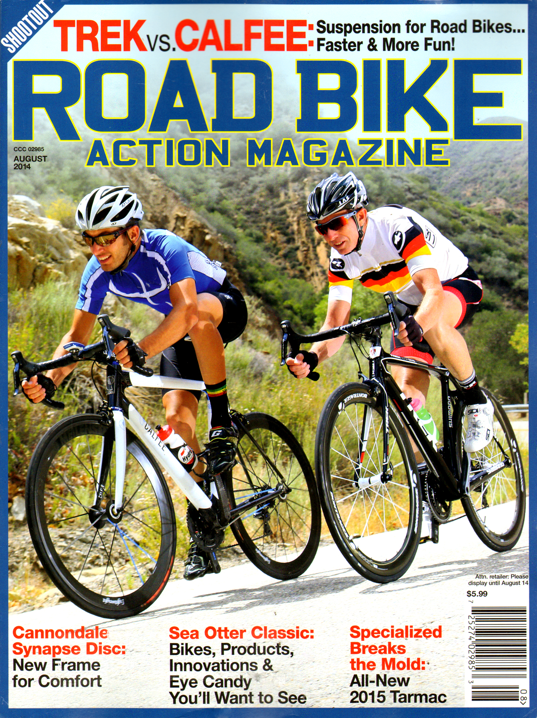Road-Bike-Action August 01, 2014 Issue Cover