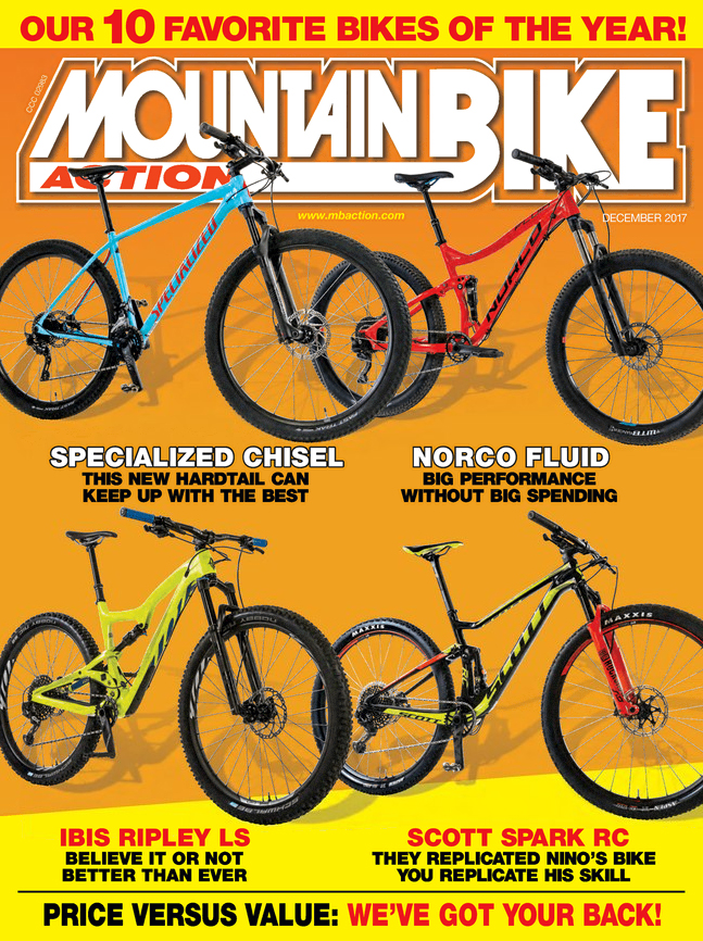 Mountain-Bike-Action December 01, 2017 Issue Cover