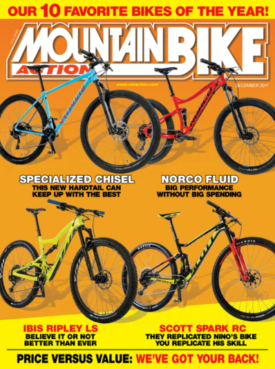 Mountain Bike Action December 01, 2017 Issue Cover