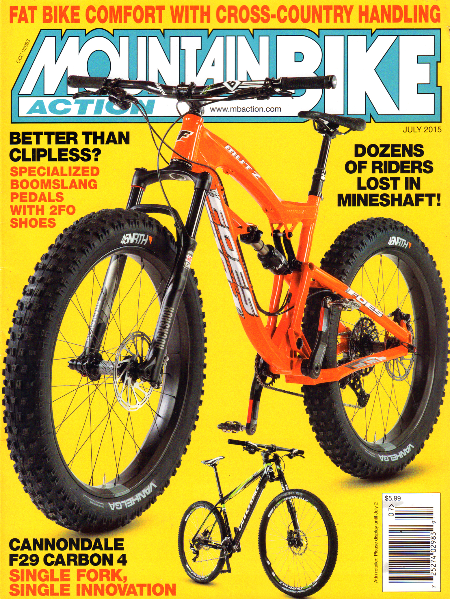 Mountain-Bike-Action July 01, 2015 Issue Cover