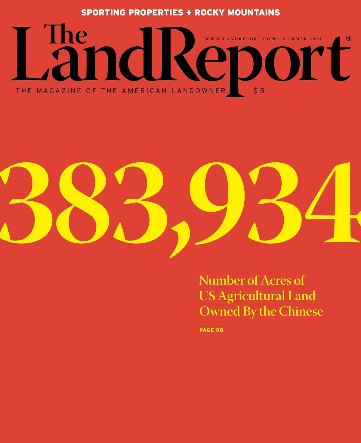 The-Land-Report July 01, 2023 Issue Cover
