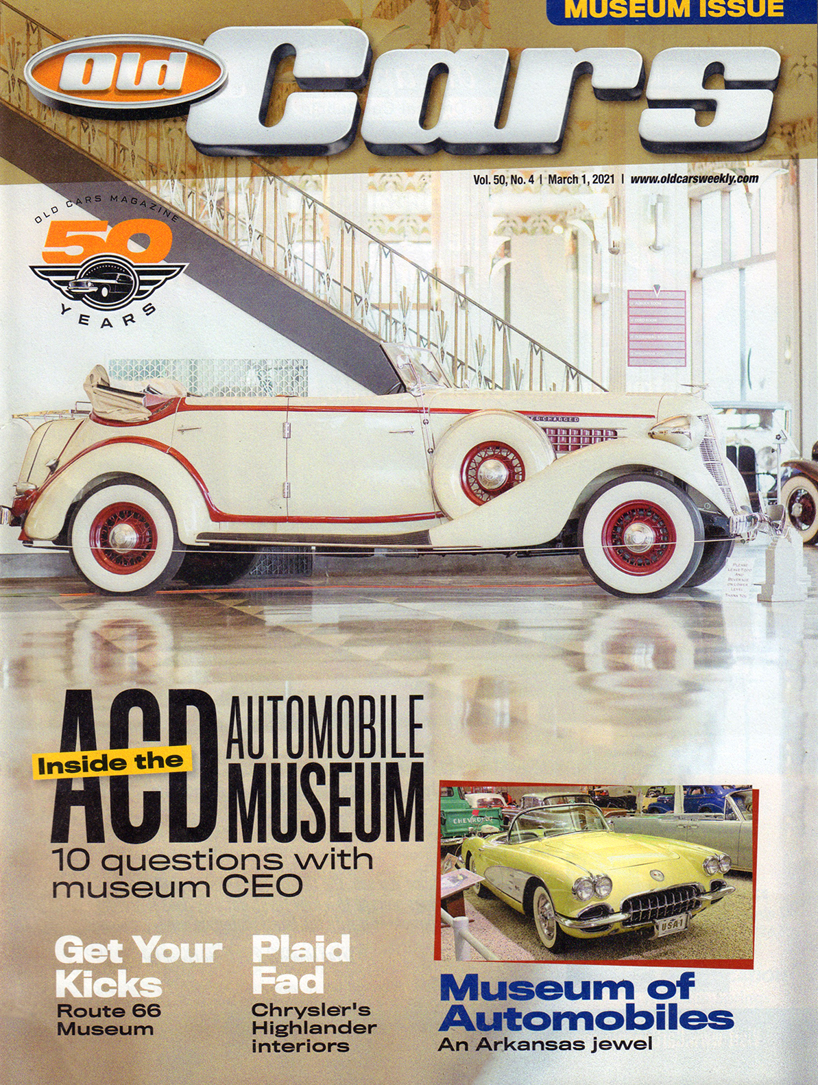 Old-Cars March 01, 2021 Issue Cover