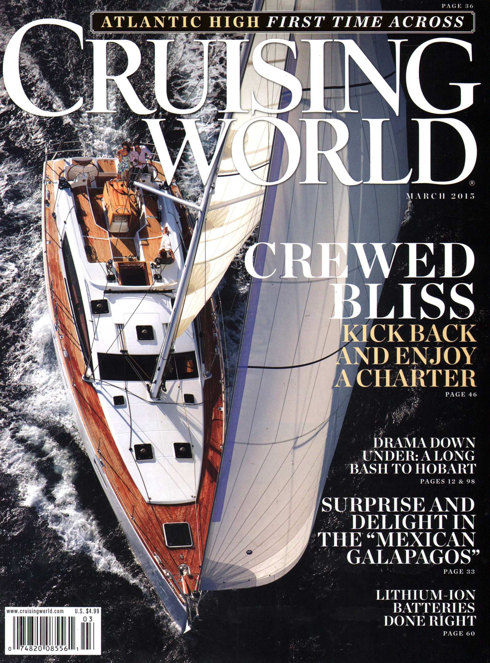 Cruising-World March 01, 2015 Issue Cover