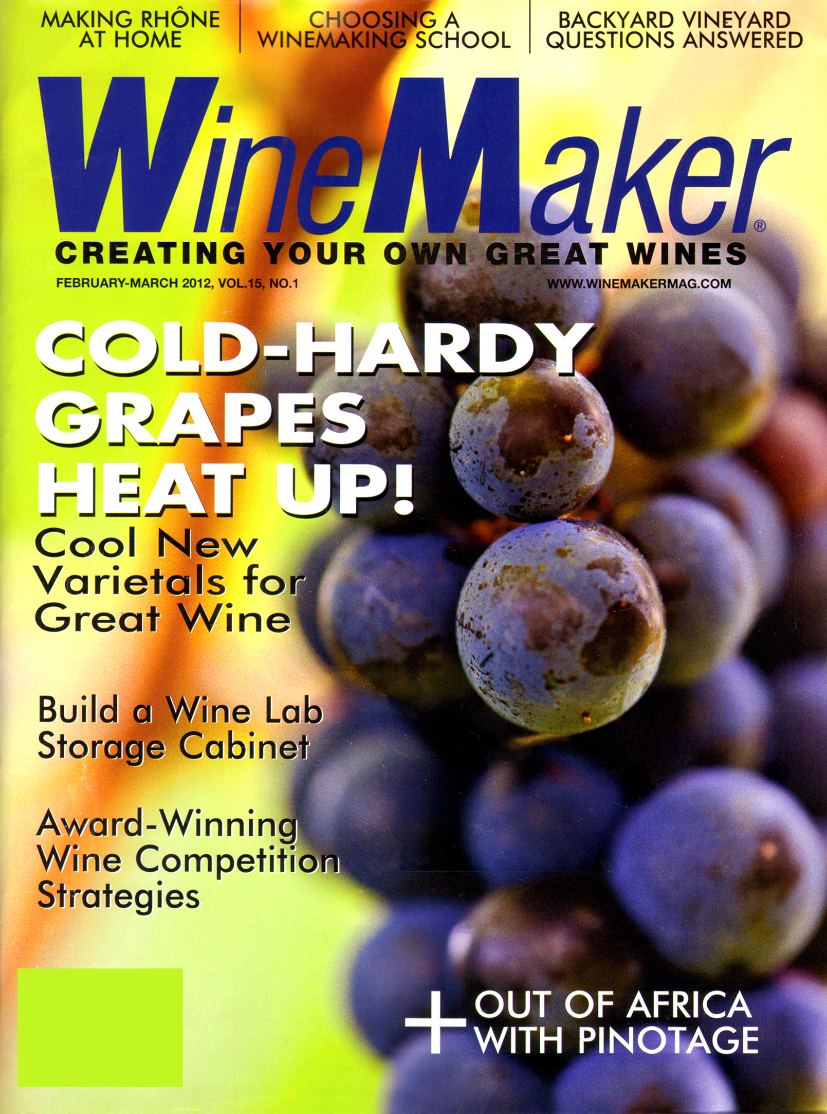 Winemaker February 01, 2012 Issue Cover