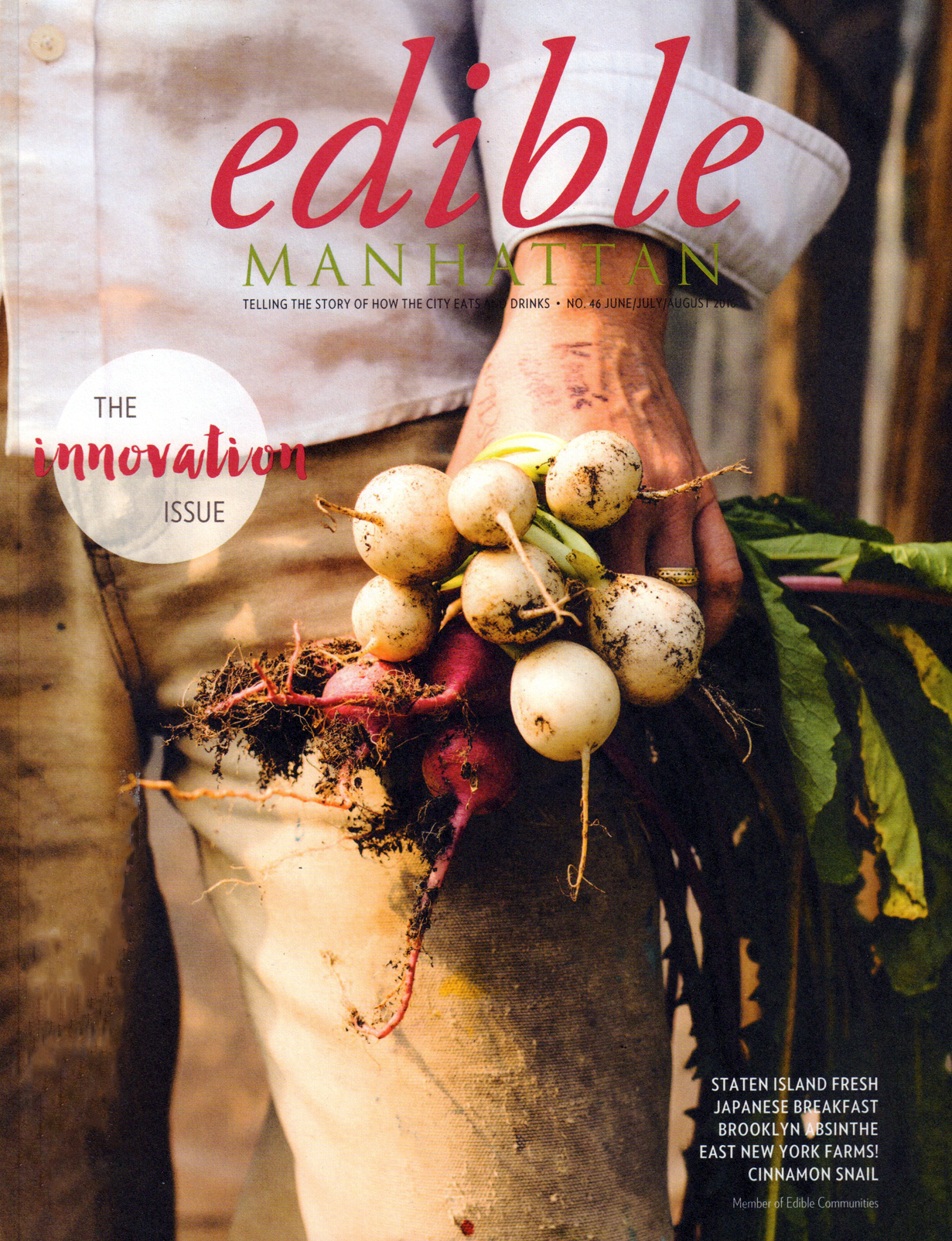 Edible-Manhattan June 01, 2016 Issue Cover