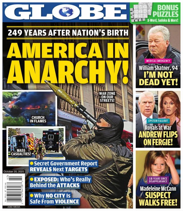 Globe October 20, 2025 Issue Cover