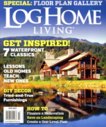 Log-and-Timber-Home-Living July 01, 2014 Issue Cover