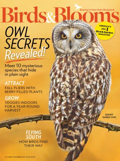 Birds & Blooms October 01, 2019 Issue Cover