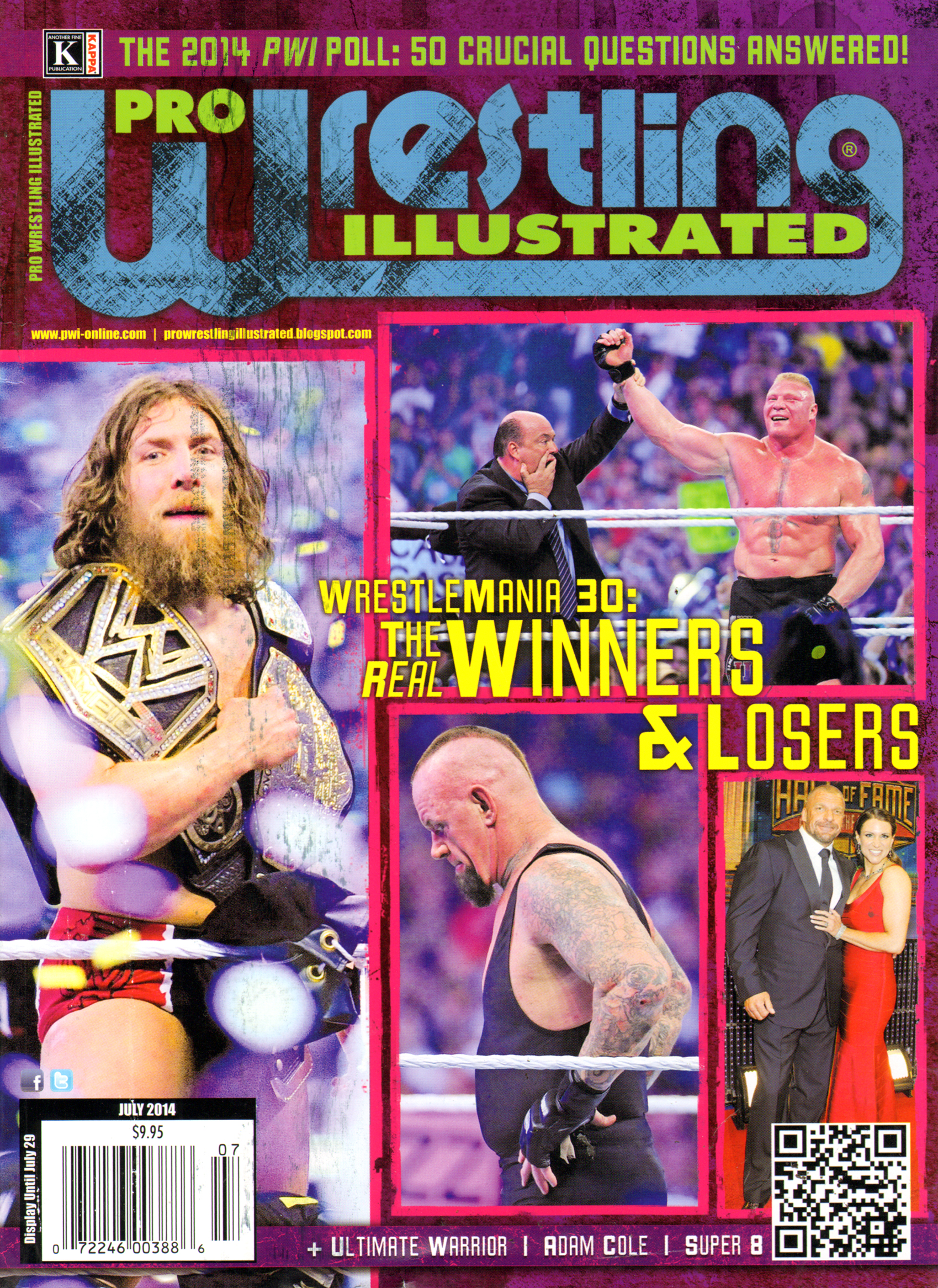 Pro-Wrestling-Illustrated July 01, 2014 Issue Cover