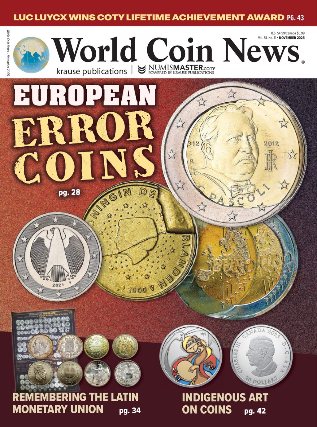 World Coin News November 01, 2025 Issue Cover