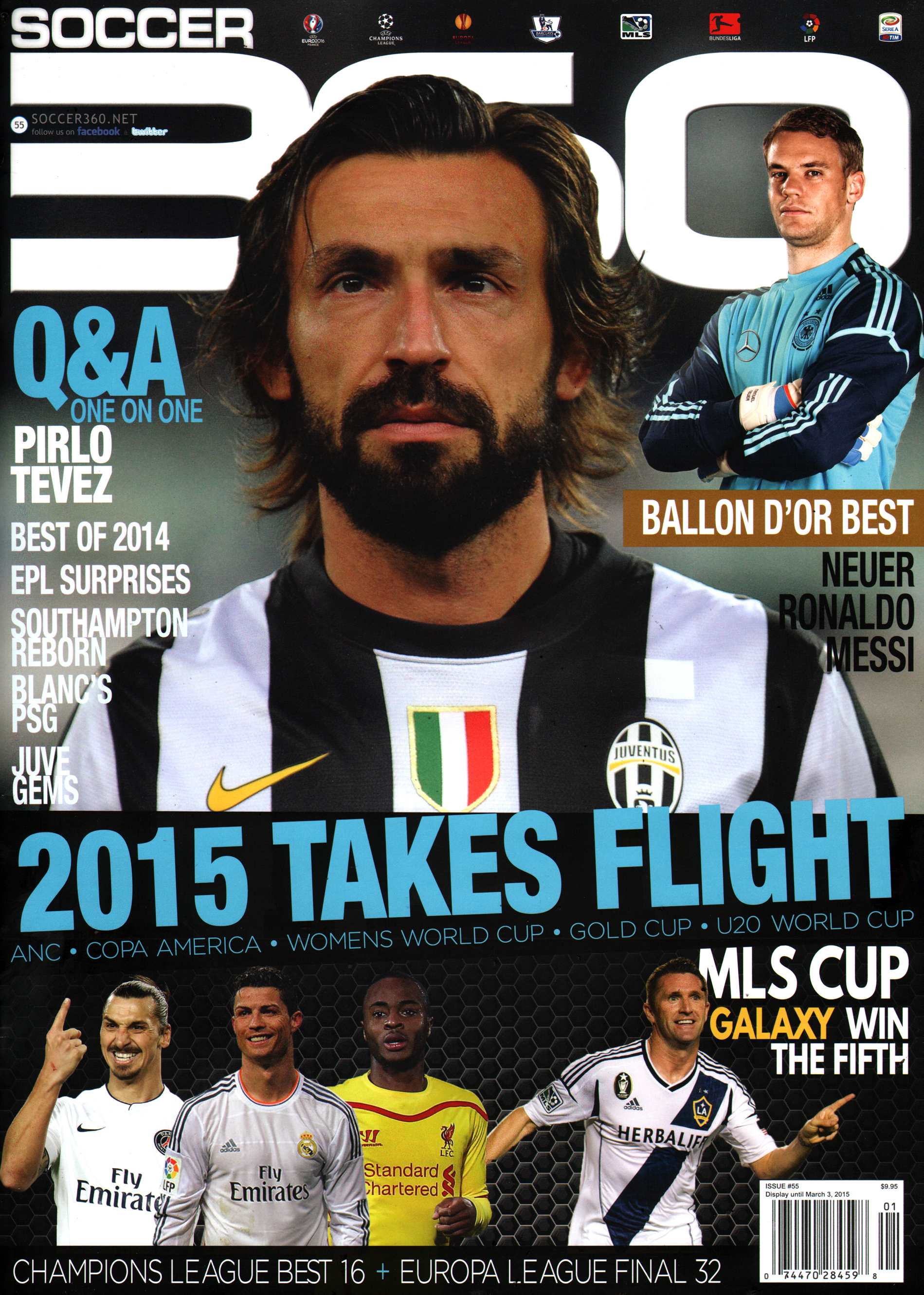 Soccer-360 January 01, 2015 Issue Cover