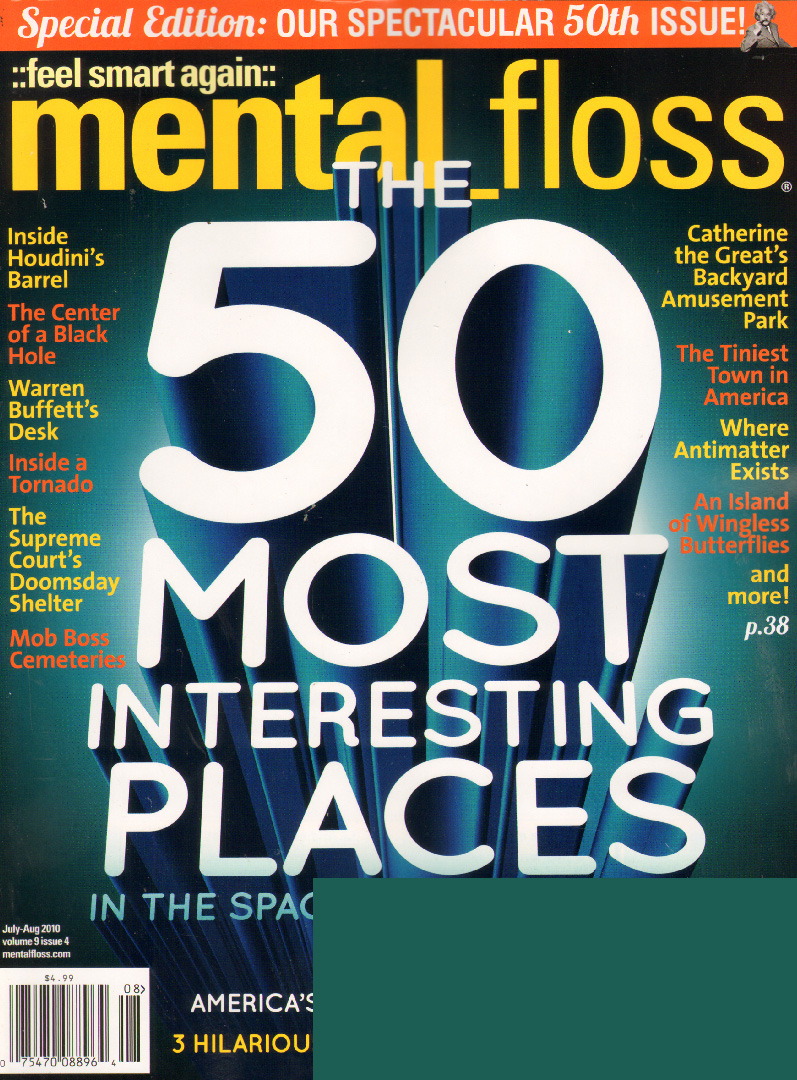 Mental-Floss July 01, 2010 Issue Cover